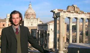 Founder Garrett in Rome Italy Italian Classes in Los Angeles for the Price of a Group Class